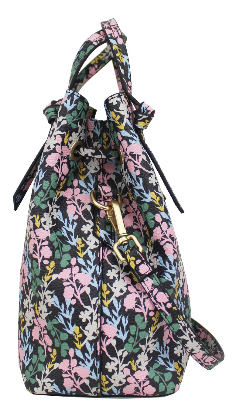 Garden Transport Jille Petite Satchel in Flower Print