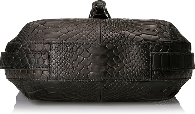 Arrow Crossbody in Black Python
