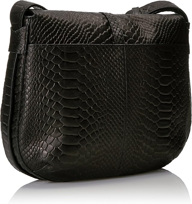 Arrow Crossbody in Black Python
