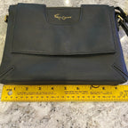 Delancie Flap Crossbody in Black