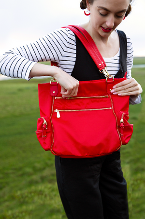 Felicity Tote in Red