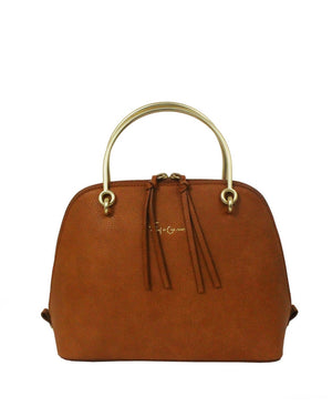 City Blooms Dome Satchel in Yam
