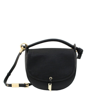 Violetta Saddle Bag in Black